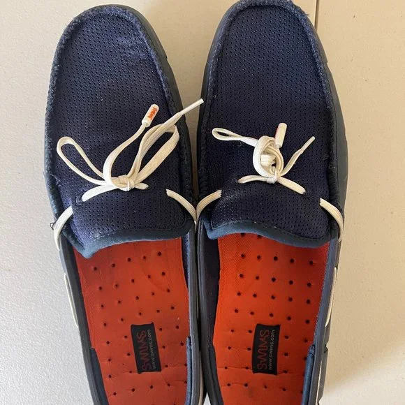 Swims | Shoes | Swims Braided Lace Loafer Blue Size | Poshmark display picture 1
